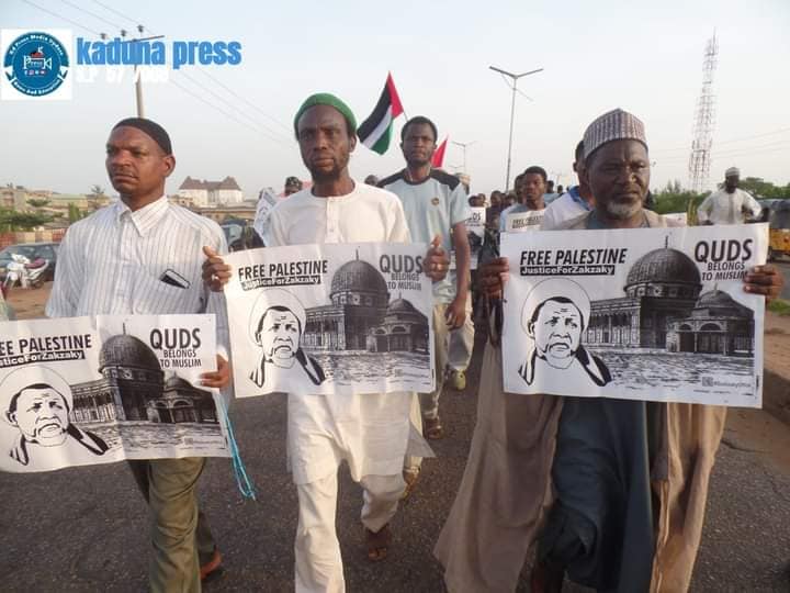 protesters called for the relased of sheikh document 